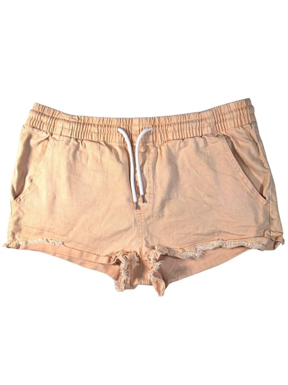 Celebrity Pink Peach Pull-On Drawstring Casual Coastal Beach Summer Shorts XL